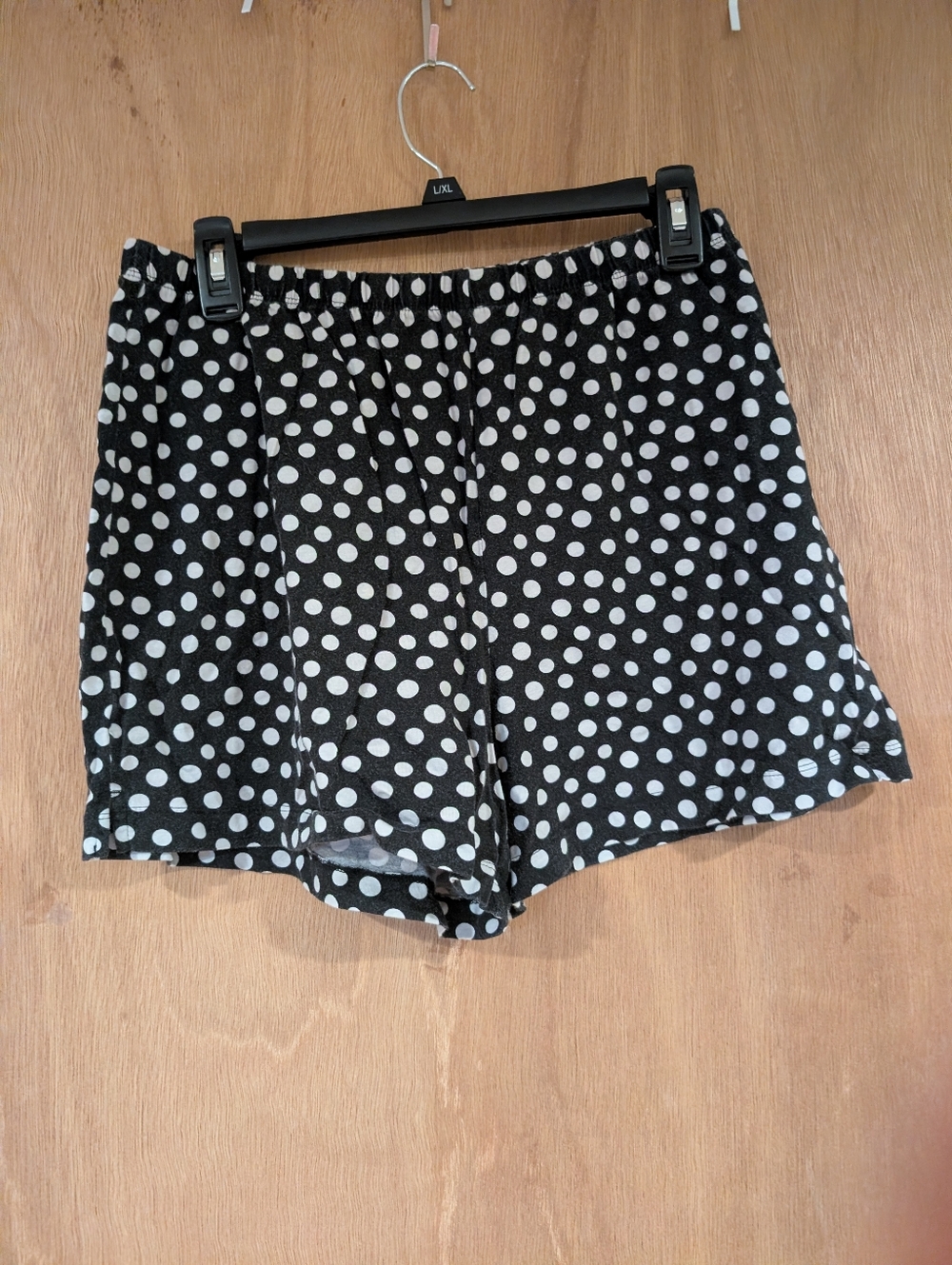 White Stag Black and White Polka Dot High-Waist Women’s Shorts